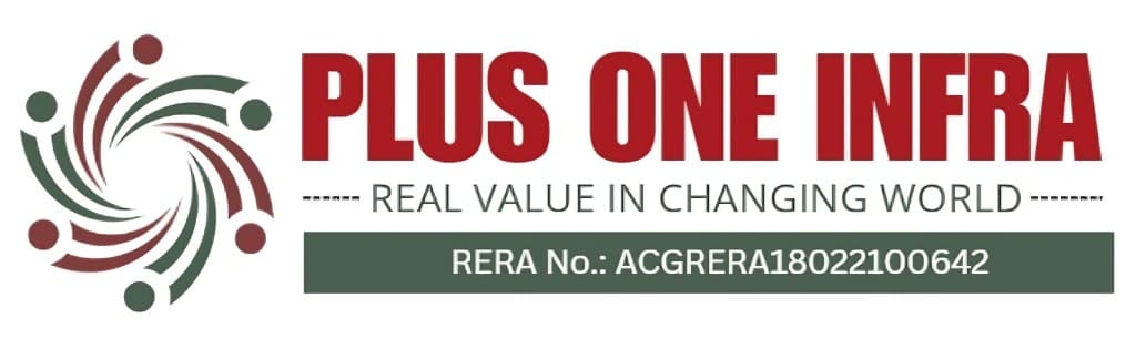 Plus One Infra logo
